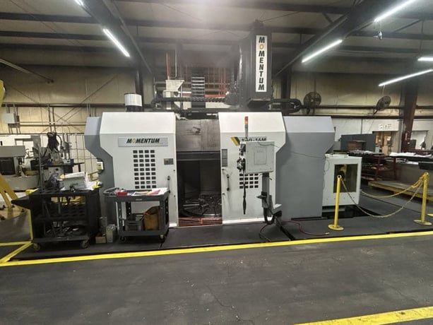 78.7" Momentum #MVL-16M, vertical turret lathe, Fanuc 0iTF, 63.18" turn height, 62.99" table diameter, thru - Image 1