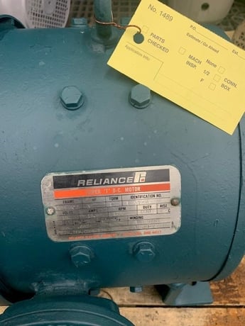 3 HP 1750 RPM Reliance, T, 180 VA - Image 1