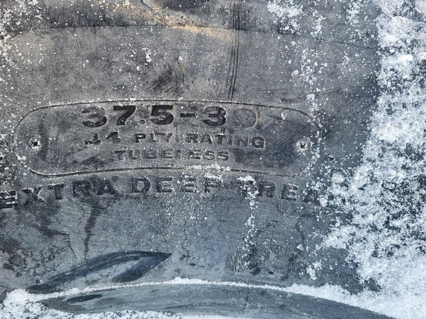 Bridgestone #37.5-39, Loader & Dozer Tire, Type 2-A D-Lug, 44 PR OTR - Image 3