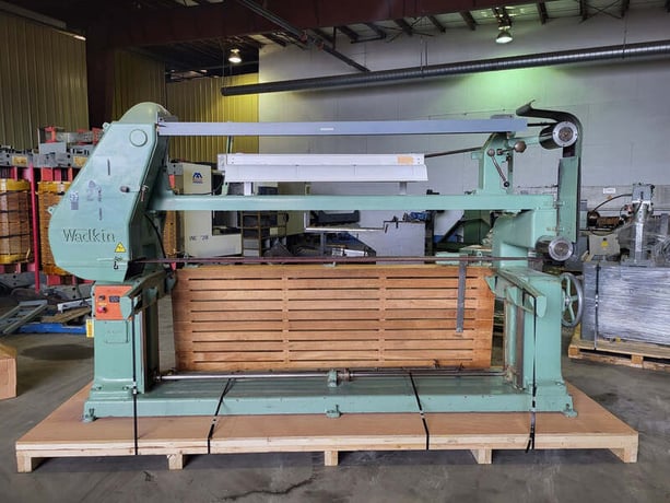 294" x 6" Wadkin #Type-GZ, Open End Belt Sander w/ Sand Belts & Sand Pads, 96" x 42" table, 5 HP, 1740 RPM - Image 1