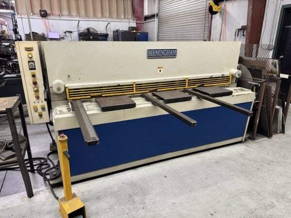 10 gauge x 6' Birmingham #H-0645, Hydraulic Shear, 6'10" blade, 50 SPM, 24" Back Gauge, 15 HP, 2004 - Image 1