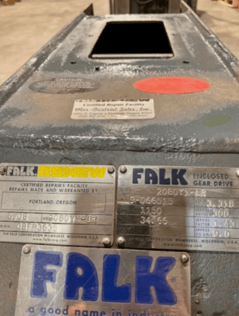 300 HP @ 1150 RPM, Falk #2080Y1-LR, 3.13 ratio, rebuilt - Image 3