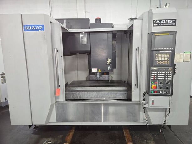 Sharp #SV-4328ST, CNC vertical machining center, 24 automatic tool changer, 43.3" X, 27.5" Y, 24" Z, 10000 - Image 1
