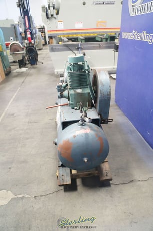 5 HP Speedaire #32492, air compressor, 220 V., 3-phase, 80 gallon horizontal tank - Image 8