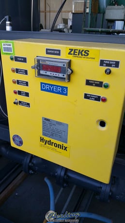 1910 scfm, Zeks #10-40, hydronix heatless purge desiccant air dryer, adj purge - Image 3