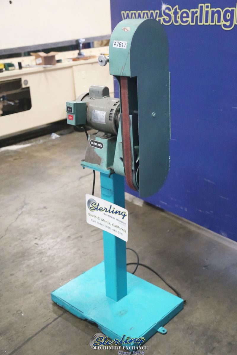 2.5" x 60" Burr King #960-250, belt sander, 1.5 HP, stand - Image 9