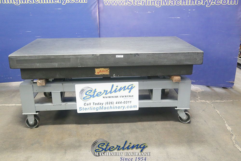 48" x 84" x 6" Mojave #Grade-A, surface grinder, 4 ledges, steel stand - Image 2