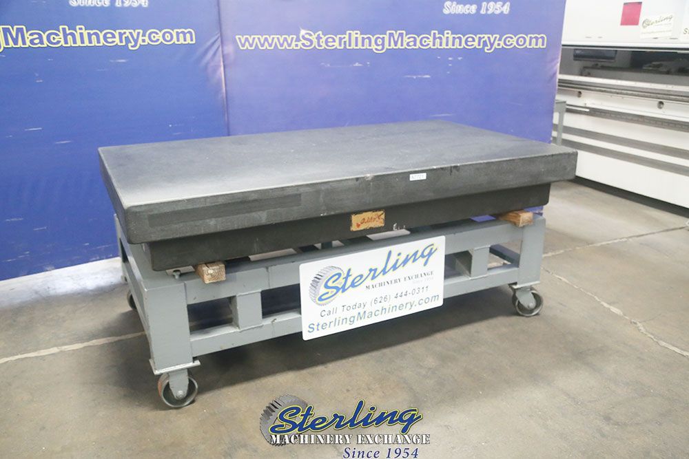 48" x 84" x 6" Mojave #Grade-A, surface grinder, 4 ledges, steel stand - Image 3
