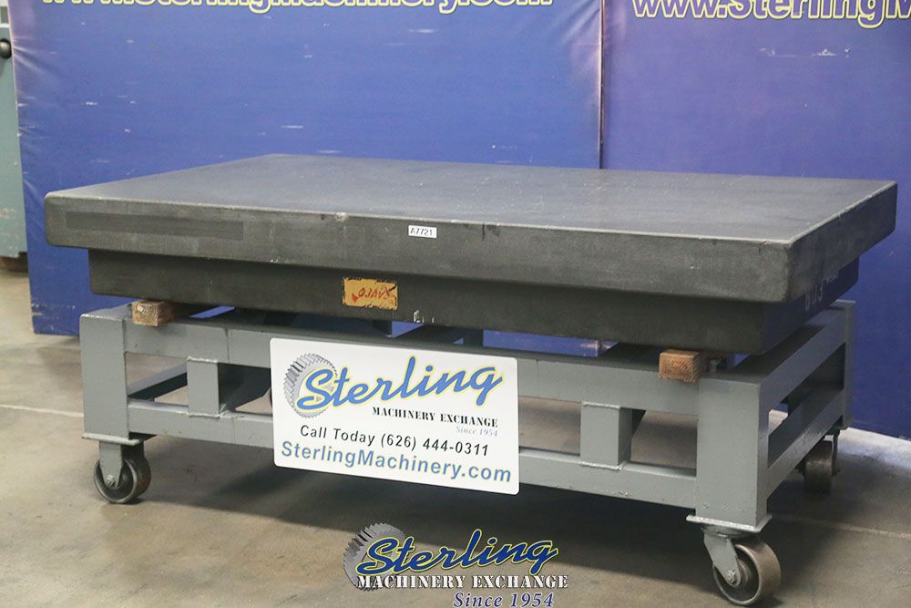 48" x 84" x 6" Mojave #Grade-A, surface grinder, 4 ledges, steel stand - Image 7