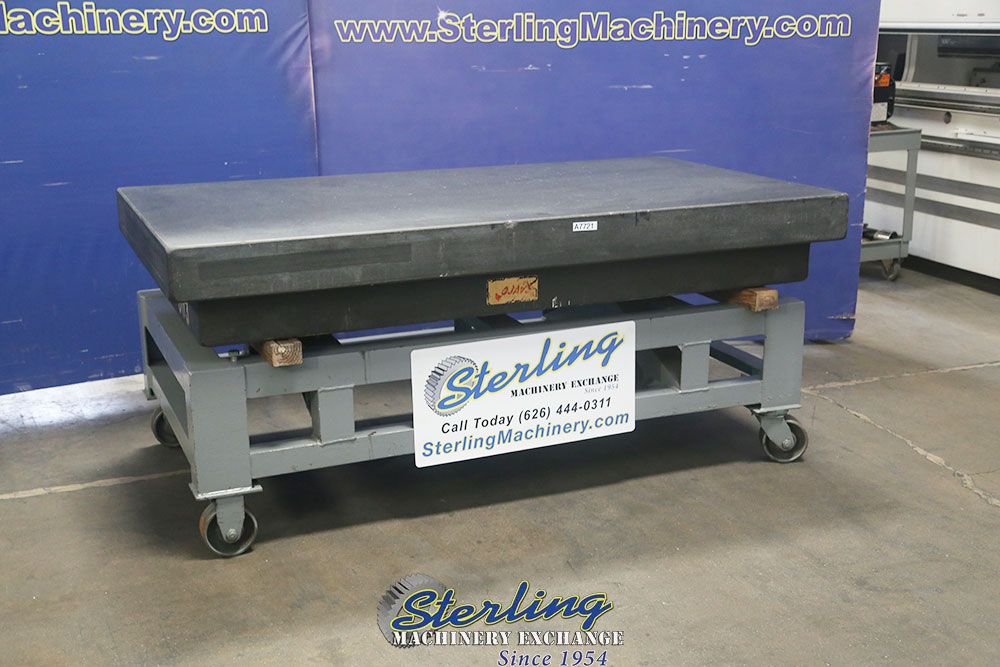 48" x 84" x 6" Mojave #Grade-A, surface grinder, 4 ledges, steel stand - Image 8