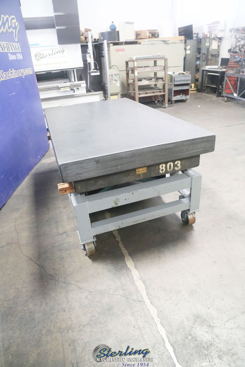 48" x 84" x 6" Mojave #Grade-A, surface grinder, 4 ledges, steel stand - Image 10