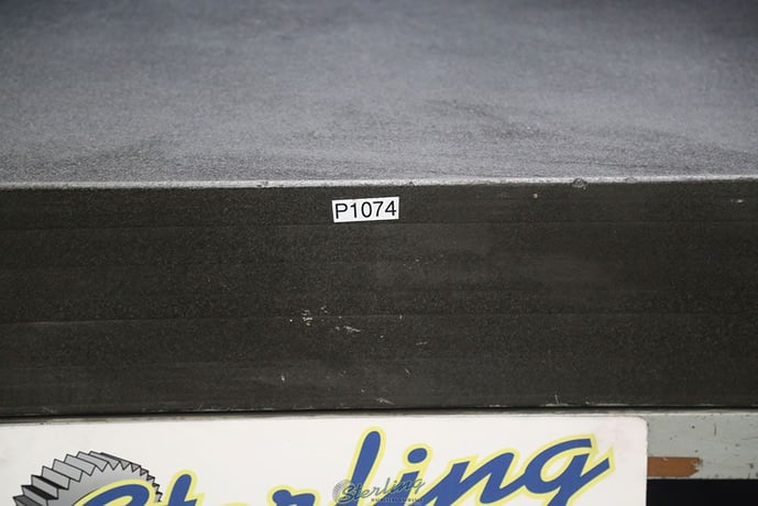 48" x 72" x 10" Mojave #Grade-A, pyramid granite surface plate, 2 ledge, steel stand - Image 10