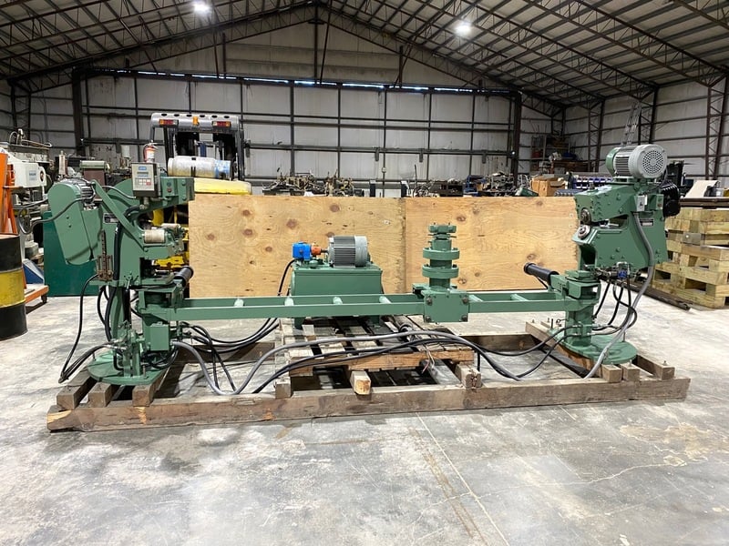 3/16" Blue Valley #72, elliptical head shear & flanger, 94" diameter, vari-speed control, 1979 - Image 1