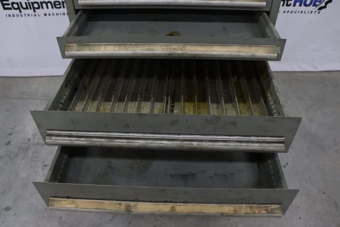 9 Drawer, Rack Engineering industrial storage cabinet, Nu-Era moldular drawer systems, 30" W x 27-3/4" D x - Image 7