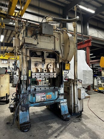 60 Ton, Minster #P2-60-36, straight side double crank press, 3" stroke, 31.5" Shut Height, 3" slide adj., 300 - Image 1