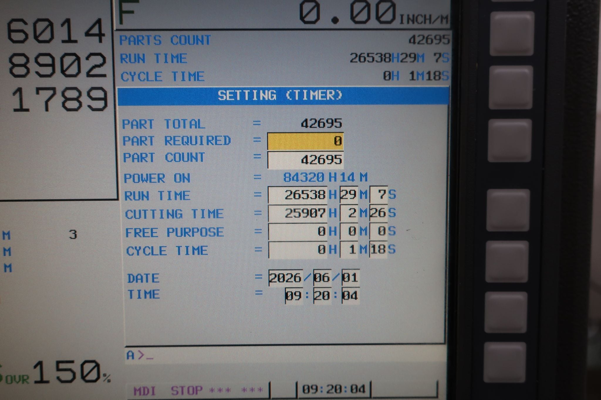 Fanuc #Robodrill-Alpha-D21SiA5, 3-Axis CNC Drill Tap Vertical Machining Center, 11.81" X, 15.75" Y, 12.99" Z - Image 7