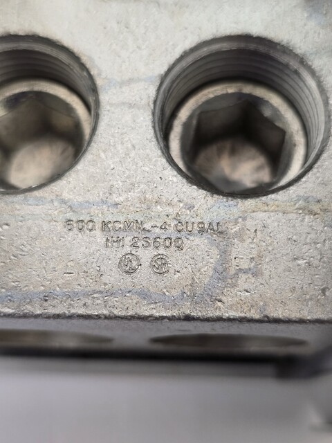 600 Amp. Eaton JM60600-3CR, Modular Fuse Block Holder, 3P, 600 Volts, Class J Fuse, unused - Image 3