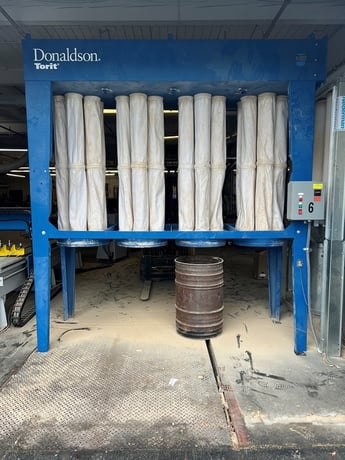 Donaldson #460-IRD, Dust Collector, 20 HP, 4 bags - Image 1