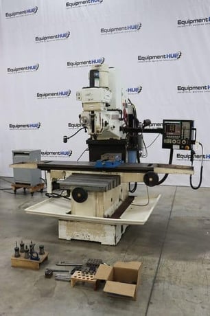 Fryer #MB-15, CNC bed mill, Fagor Control, 50" X, 25" Y, 24" Z, 4500 RPM, 15" x 67" table, Cat 40 - Image 2