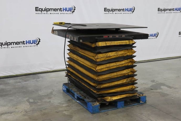 2500 lb. Autoquip, hydraulic lift table, hand Control, 11"-47" height - Image 2