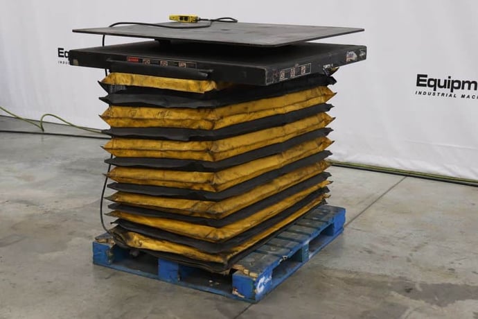 2500 lb. Autoquip, hydraulic lift table, hand Control, 11"-47" height - Image 3