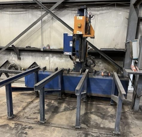 Peddinghaus #Ocean-Avenger-MDL-1000-1B, CNC beam drill line, 40" x 60' beam capacity, 13" stroke, 2009 - Image 1