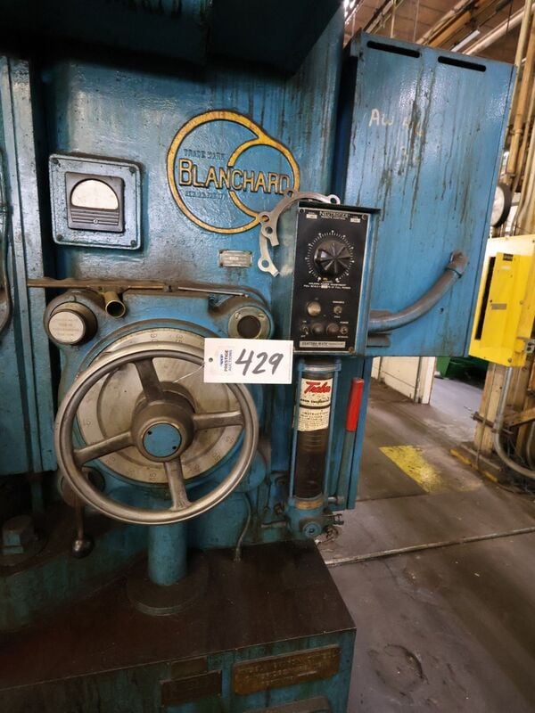 Blanchard #18K-36, vertical spindle rotary surface grinder, 36" EMC w/neutrofier, segmented grinding wheel - Image 2