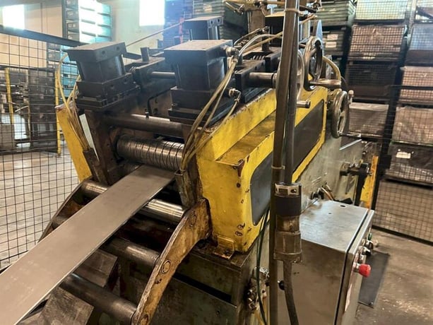 10000 lb. Colt #CSHC-100-12, coil cradle / straightener, 12" x .250" stock, 60" outside dimension, 7-roll - Image 3