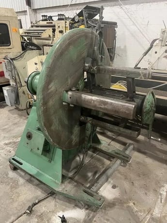 2500 lb. Littell #25-18, non-motorized uncoiler, 24" mandrel, 60" outside dimensions, 16"-20" ID, electric - Image 1