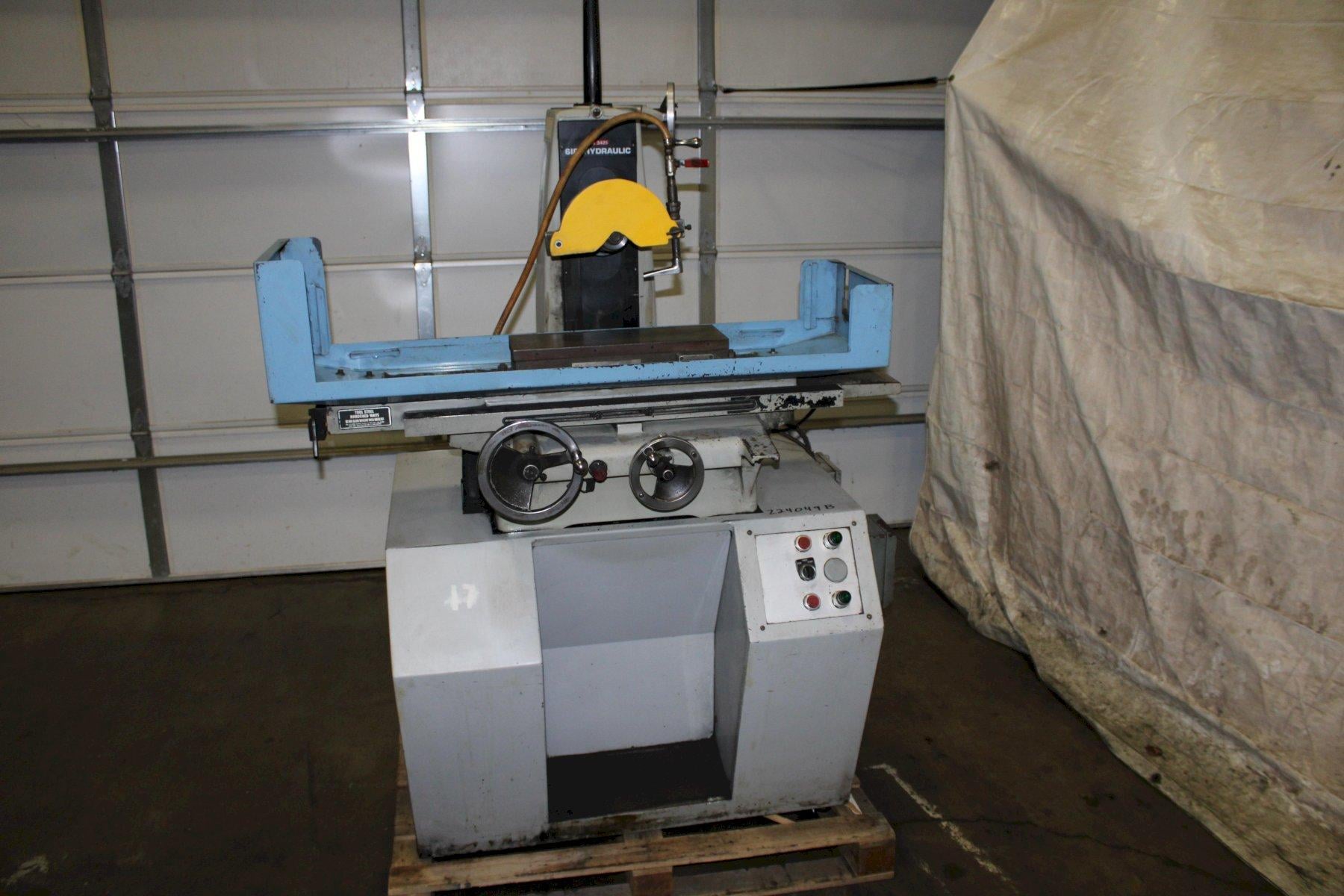 6" x 18" Harig, surface grinder, 8" x 1.25" x 1.25" wheel, hydraulic table, manual down feed, coolant - Image 2