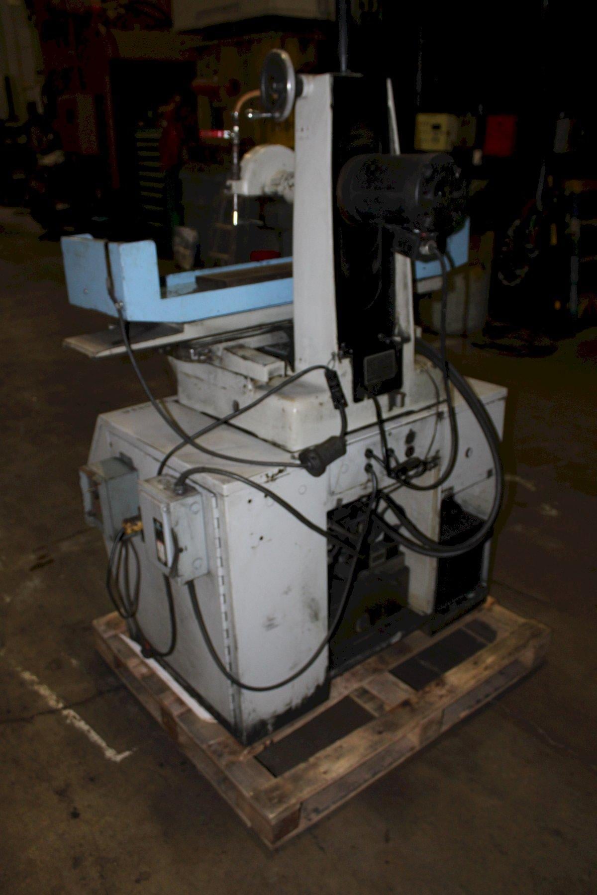 6" x 18" Harig, surface grinder, 8" x 1.25" x 1.25" wheel, hydraulic table, manual down feed, coolant - Image 6