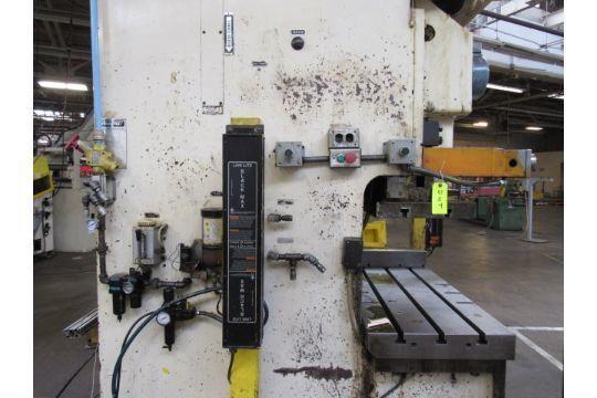 88 Ton, Stamtec #G1-80, gap frame press, 5.91" stroke, 13" Shut Height, 3.15"ram adj., 39.37"x21.65"bed - Image 3