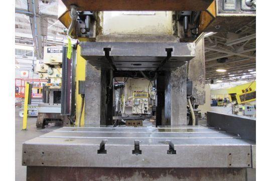 88 Ton, Stamtec #G1-80, gap frame press, 5.91" stroke, 13" Shut Height, 3.15"ram adj., 39.37"x21.65"bed - Image 4