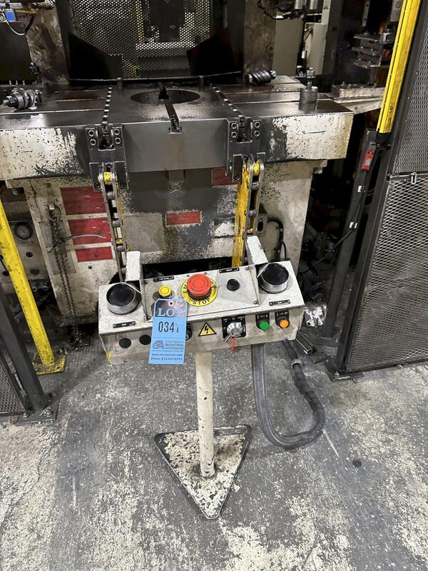 220 Ton, Aida #NC1-2000(2), single crank gap frame press, 9.84" stroke, 17.72"Shut Height, 4.33"ram adj. - Image 7