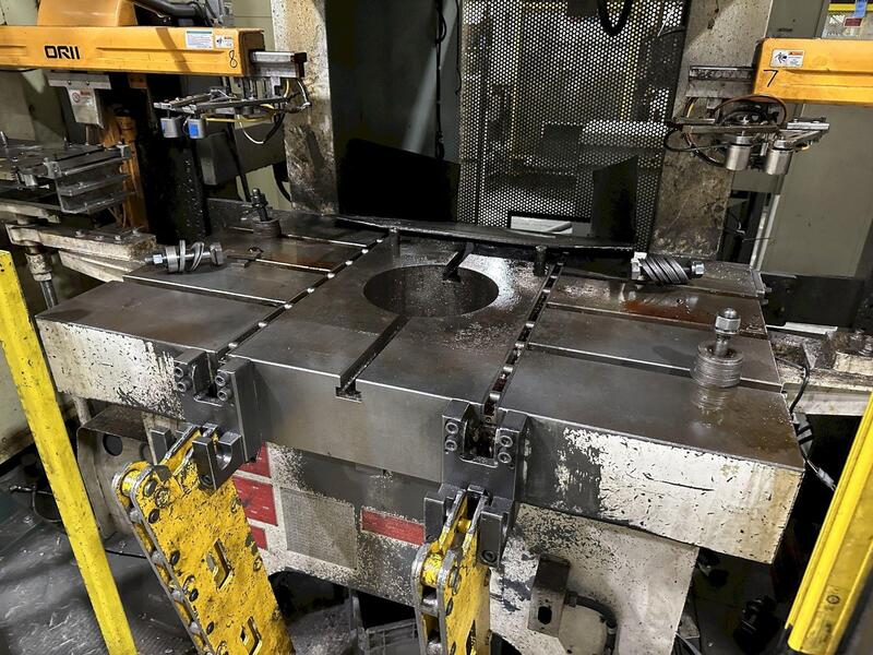 220 Ton, Aida #NC1-2000(2), single crank gap frame press, 9.84" stroke, 17.72"Shut Height, 4.33"ram adj. - Image 9