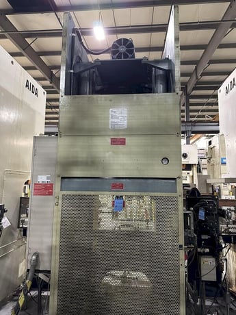 220 Ton, Aida #NC1-2000(2), single crank gap frame press, 9.84" stroke, 17.72"Shut Height, 4.33"ram adj. - Image 10