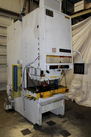 175 Ton, Cincinnati #OBS-175, hydraulic press, 10" stroke, 22" daylight, 50" x30" bed, foot pedal - Image 1