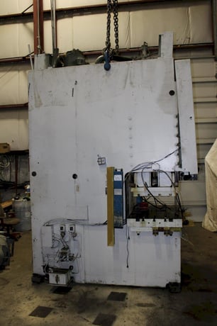 175 Ton, Cincinnati #OBS-175, hydraulic press, 10" stroke, 22" daylight, 50" x30" bed, foot pedal - Image 4