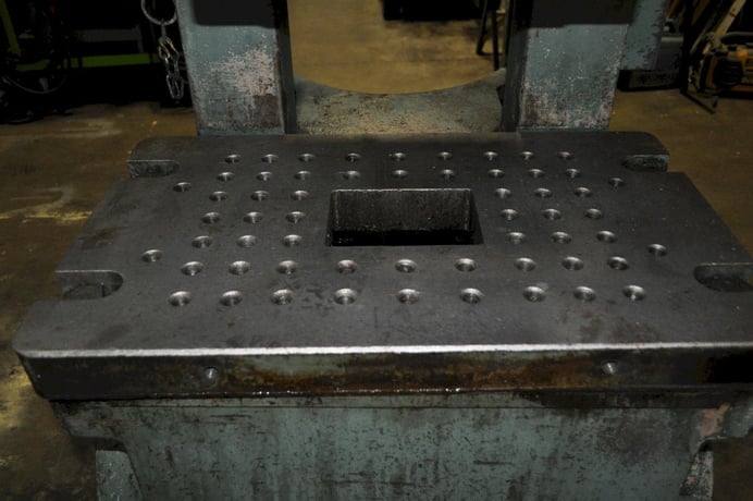 45 Ton, Bliss #C-45, OBI press, 3" stroke, 12.25" Shut Height, 3" ram adj., 120 SPM, 29.5"x18"bed, air clutch - Image 7