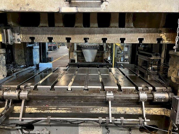 300 Ton, Minster #E2-300-60-36, straight side double crank press, 6" stroke, 32" Shut Height, 6" ram adj. - Image 3