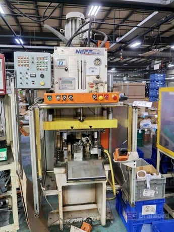 29.5 Ton, Neff #DF-25-15M, hydraulic C-frame press, 10" stroke, 24" daylight, 10" throat, hydro guard plus - Image 1
