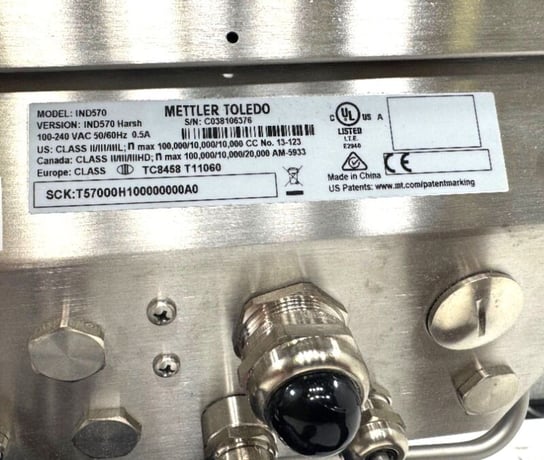 Mettler Toledo #IND570, portable floor scale, fold down ramps - Image 6