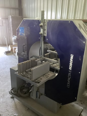Robopac #Compacta-6, stretch wrapper, 12" part diameter, 16" part height, 24" turnable diameter, 2013 - Image 1