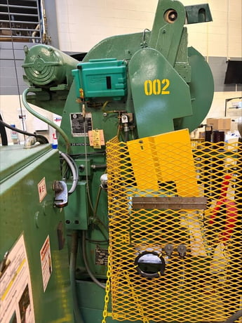 32 Ton, Nidec Minster #B1-32, stamping OBI press, 1.5" stroke, 2.25" slide adj., 200 SPM, Wintriss DiPro 1500 - Image 5