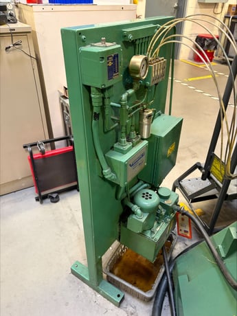 32 Ton, Nidec Minster #B1-32, stamping OBI press, 1.5" stroke, 2.25" slide adj., 200 SPM, Wintriss DiPro 1500 - Image 7