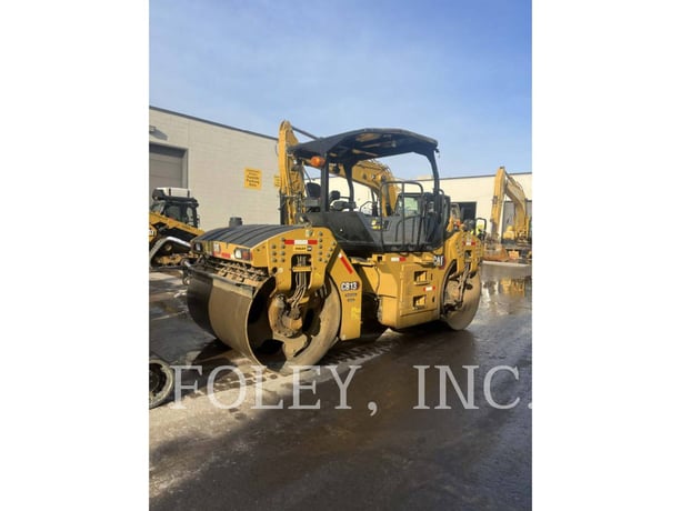Caterpillar CB13, Twin Drum Roller, 1360 hours, S/N: PWP01124, 2023 - Image 1