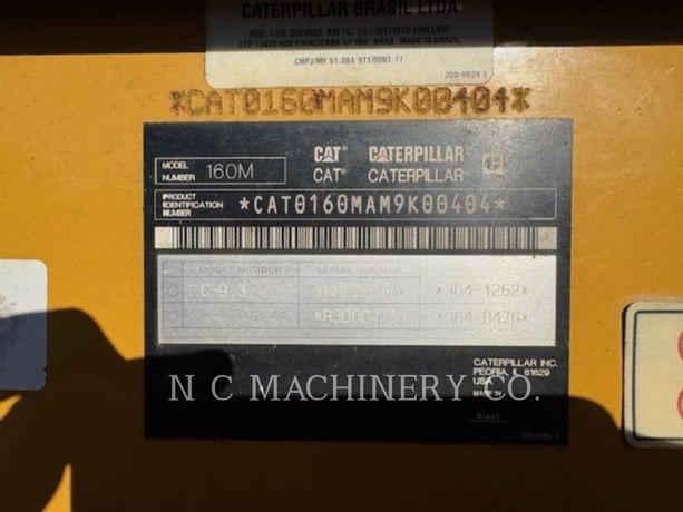 Caterpillar 160M2 AWD, Motor Grader, 7500 hours, S/N: M9K00404, 2011 - Image 6
