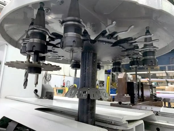 FOM Industrie #ARGO-70, CNC Profile Machining Center, 261" X, 43.3" Y, 16.7" Z, 17000 RPM, 2022 - Image 3