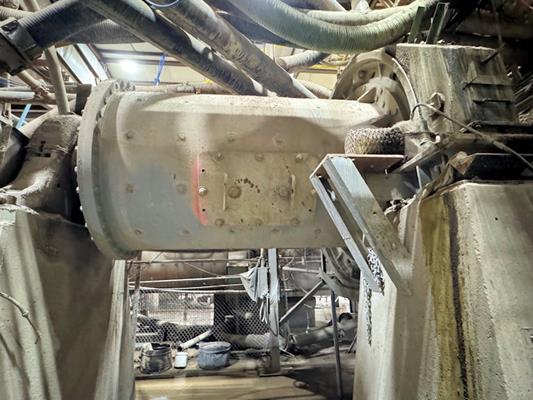 5' x 7' Hardinge, Magnetic Regrind Ball Mill, w/ motor - Image 6
