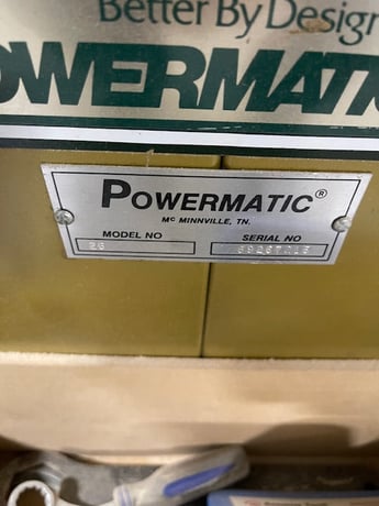 Powermatic #26, Shaper - Image 2